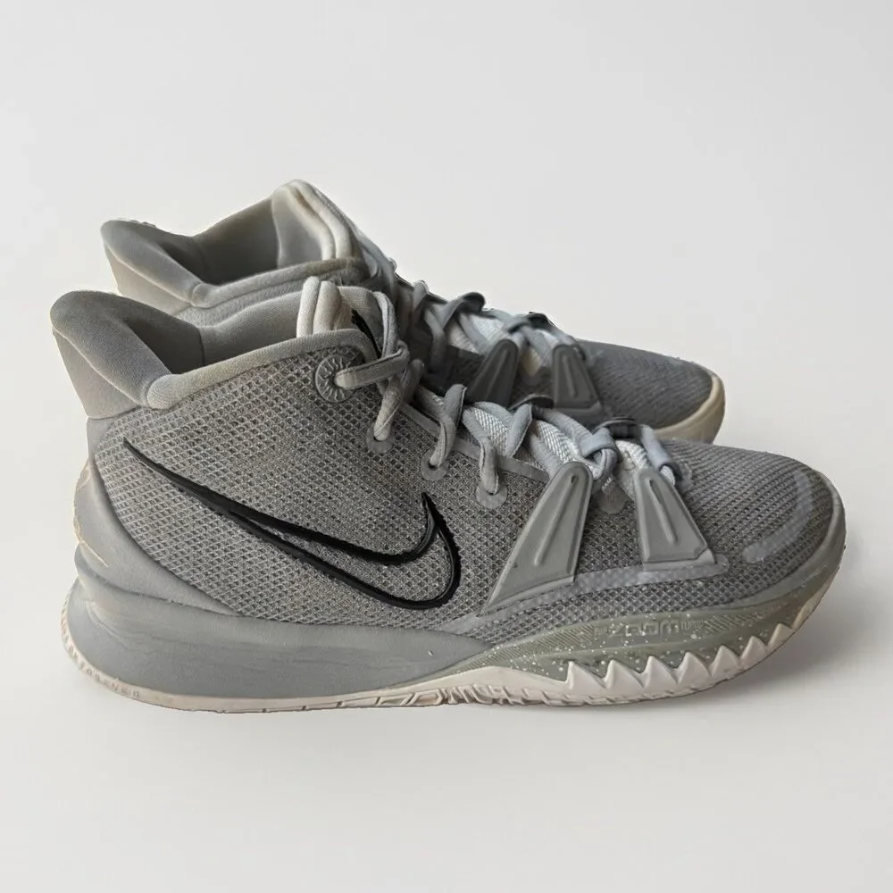 Nike Kyrie 7 TB Wolf Grey White Basketball Shoes DM5042-003 Men Size 7.5 EU 40.5
